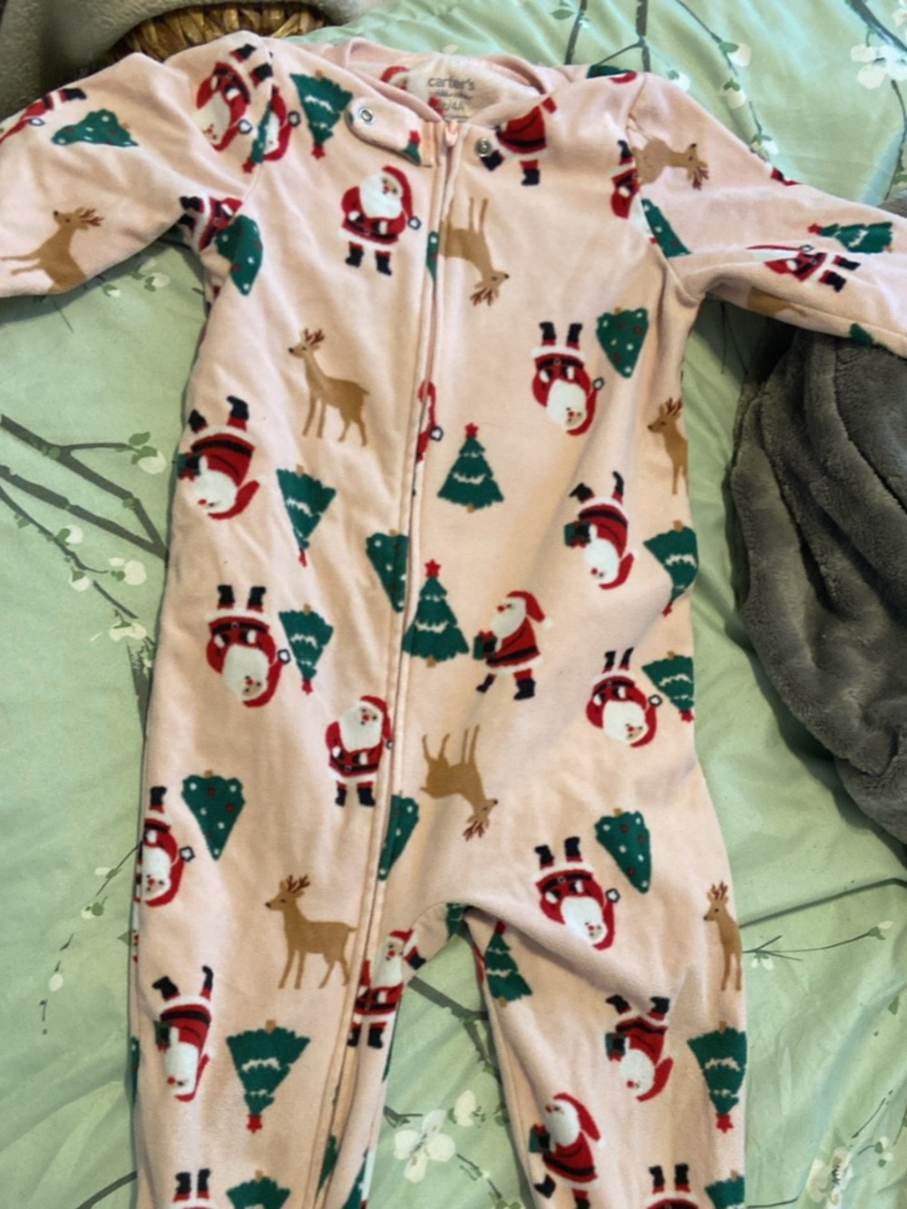 4T/5T christmas onsie pj